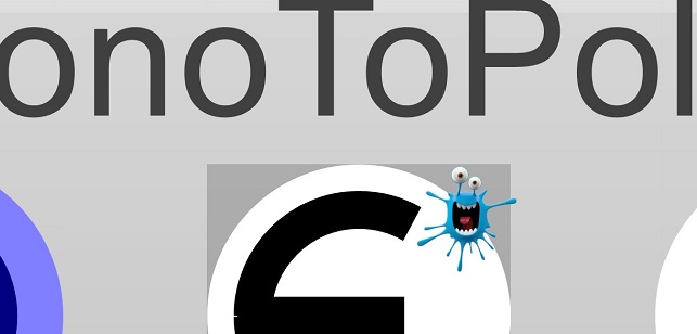 So I zoomed in...    and...  There it is!
