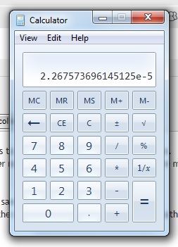 one divided by 44100
